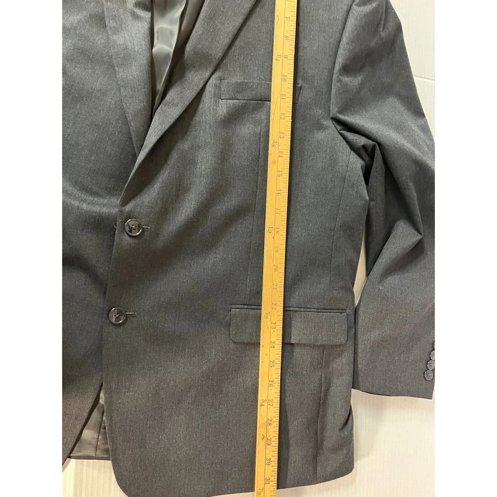 Unbranded Two Piece Suit Mens 48R Charcoal Grey Business Formal Blazer